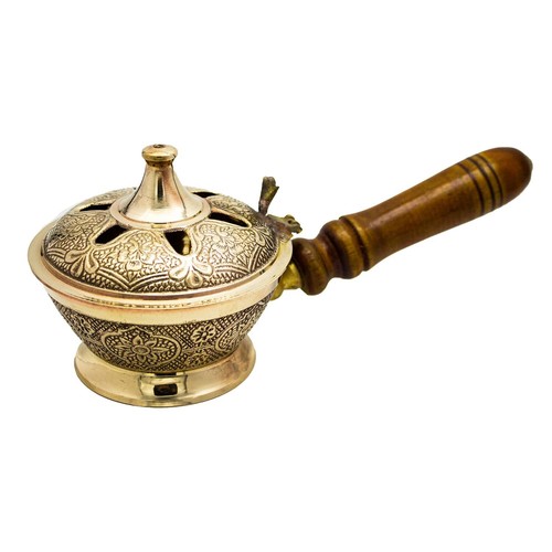 Pure brass incense - brass, burner