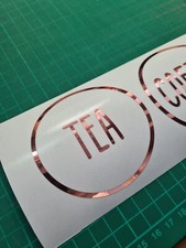 Rose Gold Chrome Tea, Coffee