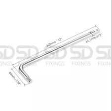 1/2" Drive Square Cr-V Steel