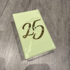 Pixi Glow Tonic Empty Box - 25 Celebration - Light Green Lime Colour - Hard Case