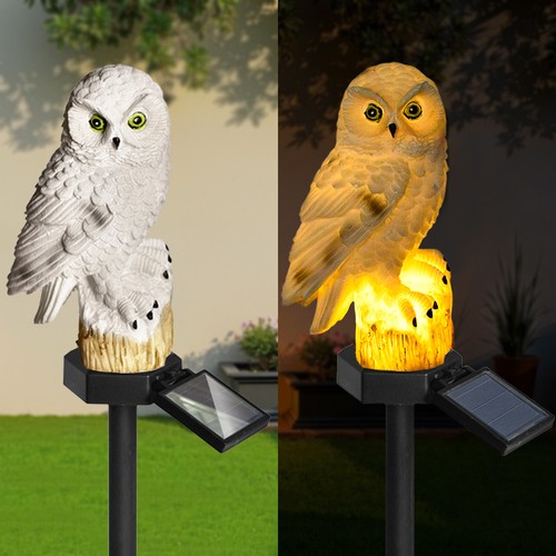 Owl led solar powered - led,