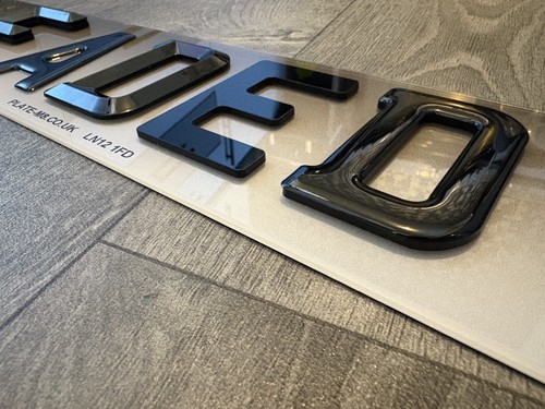 Number plates premium retro - number,