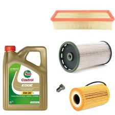 5L CASTROL 5W30 AIR OIL FUEL
