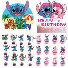 Stitch cake topper cup cake