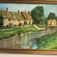 Vintage Oil Painting Lower
