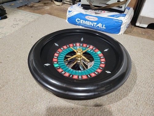 Vtg black molded plastic - 18",