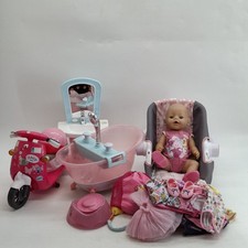 Baby born doll blue - baby,