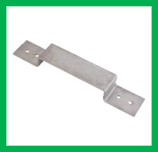 233mm x 40mm Concrete Fence Panel Security Brackets Heavy Duty Galvanised Packs