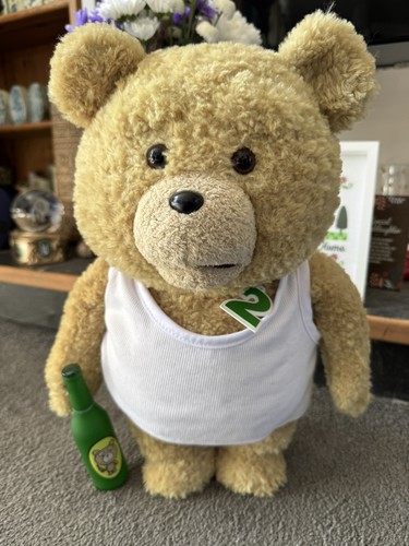 Ted talking bear white - talking,