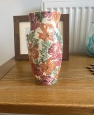 Ben Thomas vintage Porcelain floral vase