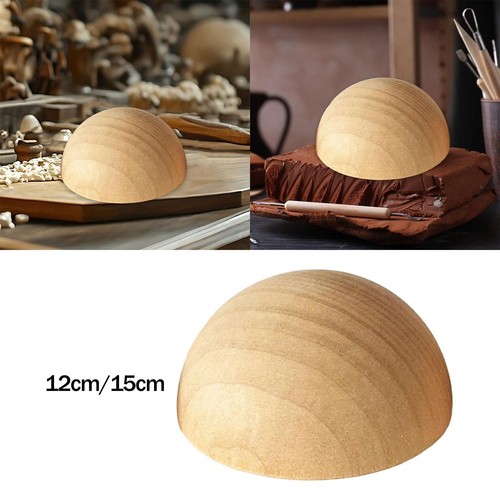 Half wooden ball large diy - wooden,