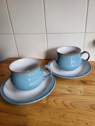 Denby colonial blue tea - 2,