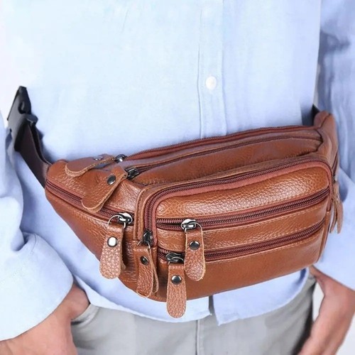 Bum bag cowhide leather - bum, fanny