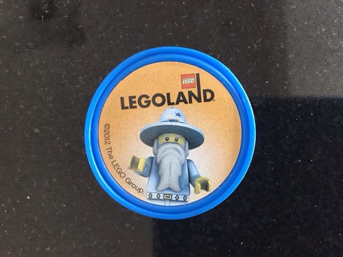 Legoland wizard pop badge rare - legoland,