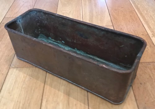 Vintage rectangular copper - vintage,