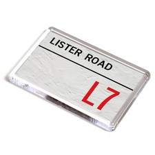 FRIDGE MAGNET - Lister Road L7