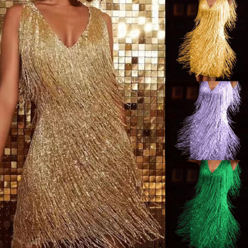 Womens glitter fringe tassel - womens,