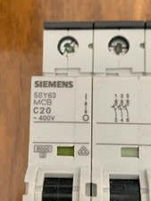 Siemens 5SY63 MCB C20