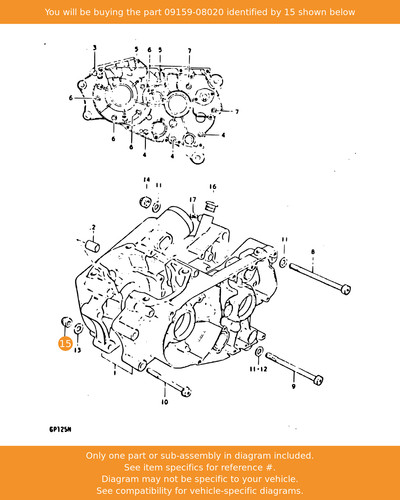 Suzuki nut 09159 - nut,, 09159-08020