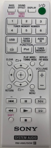 Sony amu150w remote for - rm-amu150w,