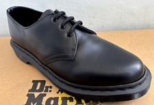 DR. MARTENS BLACK  1461 MONO SMOOTH LEATHER SHOES SIZE UK 5 EU 38