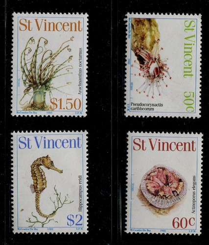 Vincent 666 669 mnh marine - vincent,