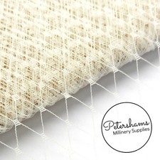 18" Extra Wide Millinery Hat Veiling for Birdcage Bridal Wedding Veils - 1 Metre