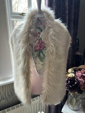 Faux Fur Stole / Wrap In