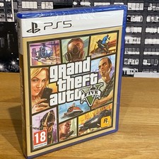 Grand Theft Auto V 5 GTA PS5 Playstation Rockstar Game Sealed 100% Original