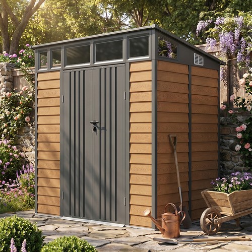 8x7ft metal garden - 8x7ft, shed
