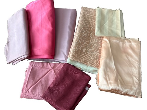 Vtg silk satin - satin, fabric