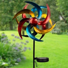 Colourful Windmill with Solar