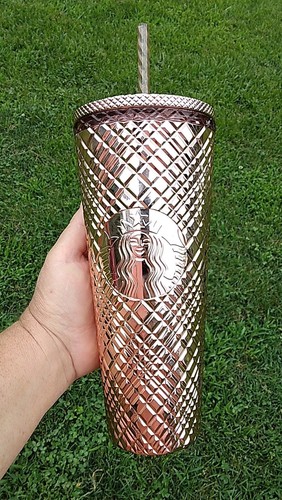 Starbucks rose gold studded - rose,