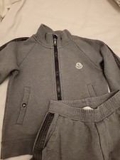 Boys Moncler Grey Tracksuit Age 8 Years Very Good Used Condition