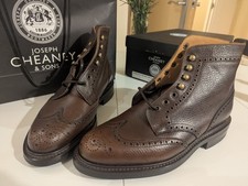 Cheaney Boots Dark Brown Grain