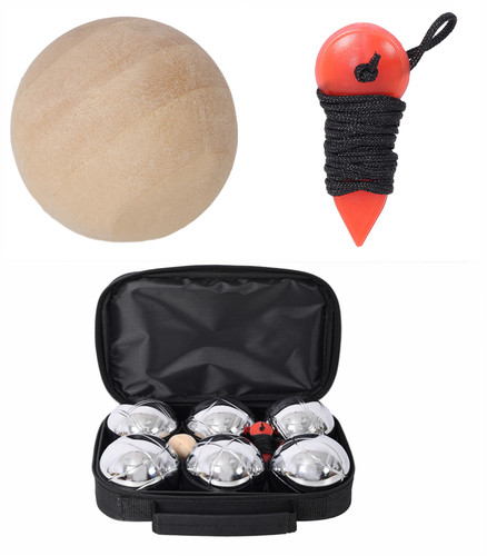 Bocce ball set boules - ball, lawn
