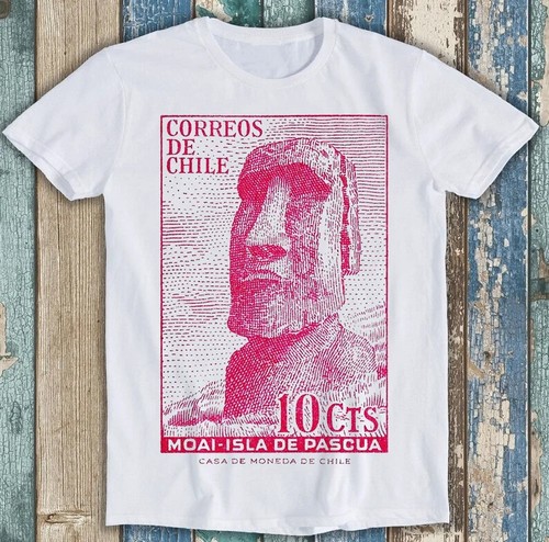 1965 chile easter island moai - chile,