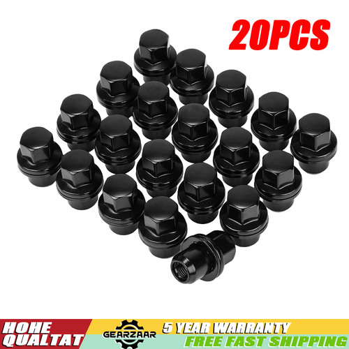 20x wheel nuts black m14x1 - wheel,