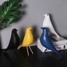 Retro VITRA EAMES House Bird Pigeon Dove Desk Ornament Resin Home Office Decor ~