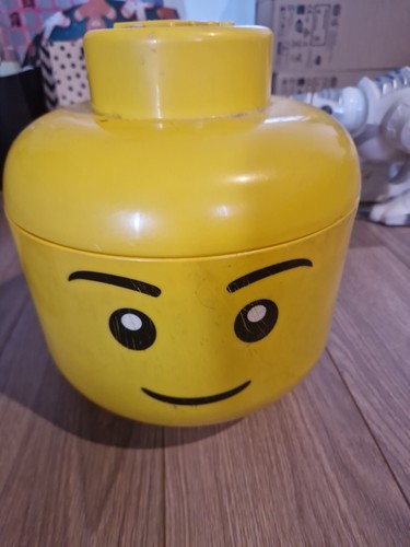 Large lego head storage box - large,