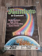 Original RAINBOW - Koln Germay Concert Poster 1980