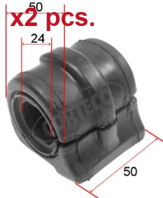 Pcs front stabiliser - x2,