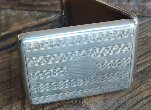 Antique silver case hallmarked - silver,