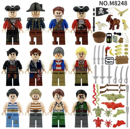 Custom lego pirate minifigure - lego,