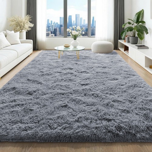 Fluffy rugs anti slip - fluffy, shaggy
