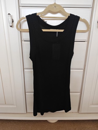 Zara bntw black ribbed - zara, long