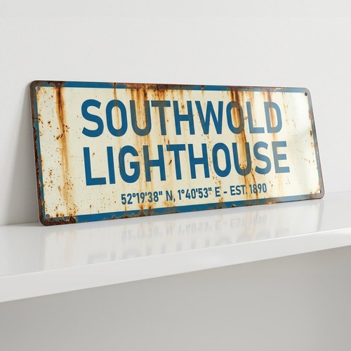 Southwold lighthouse sign - lighthouse, 28cm