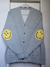 Kapital Smiley Cardigan Grey