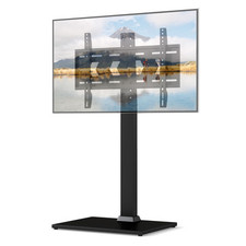 Height Adjustable TV Mount Stand with AV Shelf for Living Room