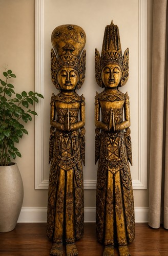 Buddha large vintage hand - buddha,